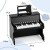 25-klawiszowy mini keyboard dla dzieci czarny