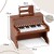 25-klawiszowy mini keyboard dla dzieci brązowy