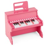 25-klawiszowy mini keyboard dla dzieci różowy