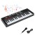 37-klawiszowy keyboard dla dzieci czarny