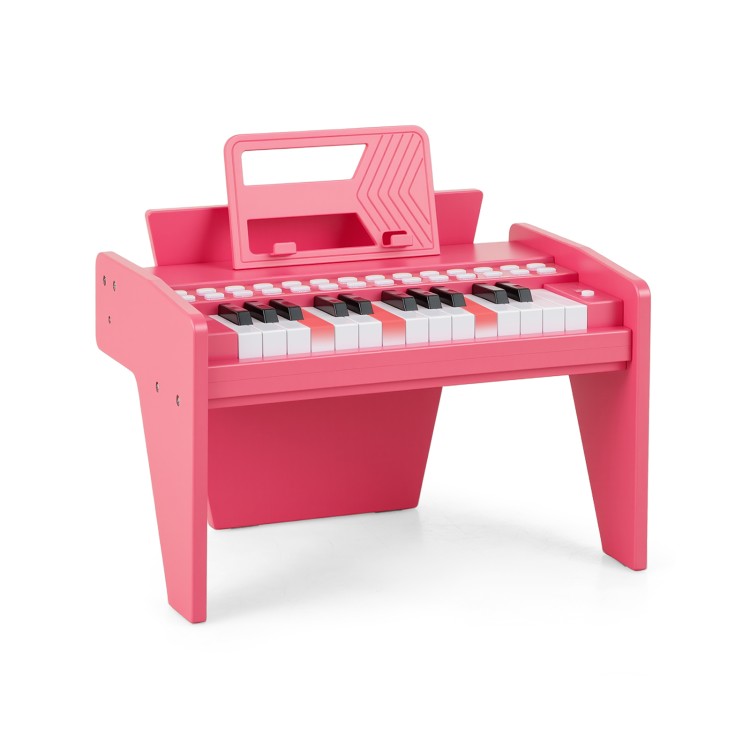 Keyboard 25-klawiszowy dziecięcy różowy