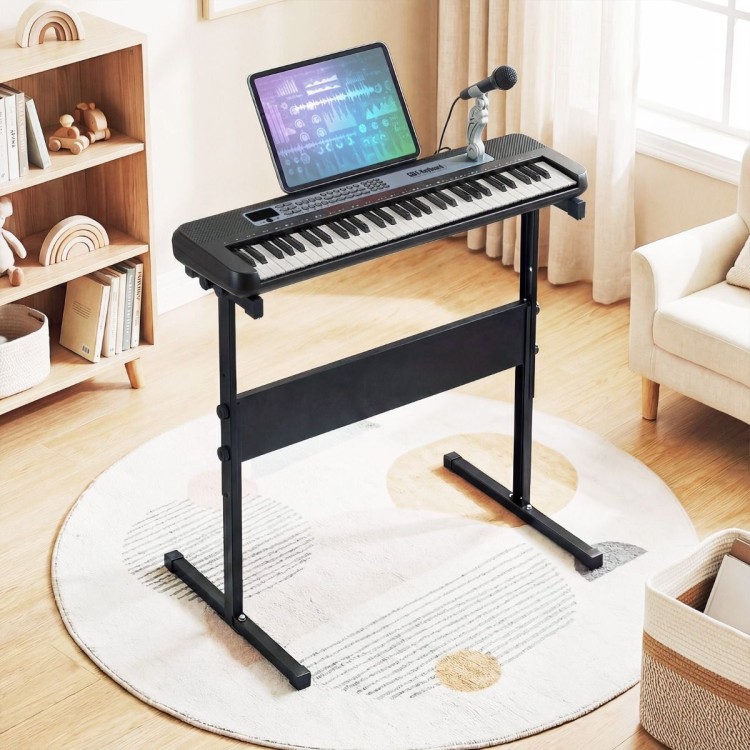 61-klawiszowy keyboard dla dzieci z regulowanym statywem