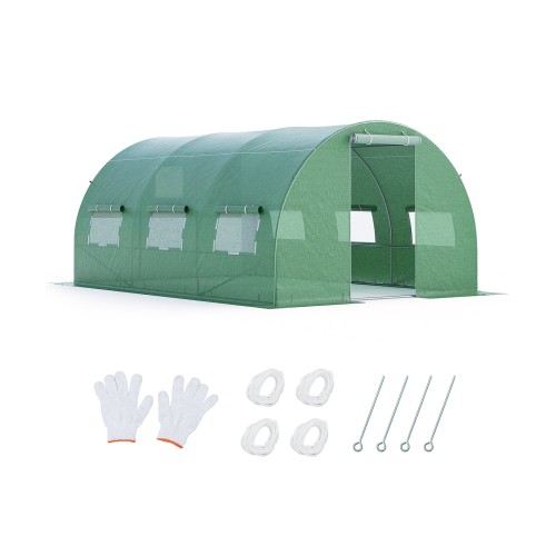 Szklarnia foliowa z metalową ramą 4 x 3 x 2m