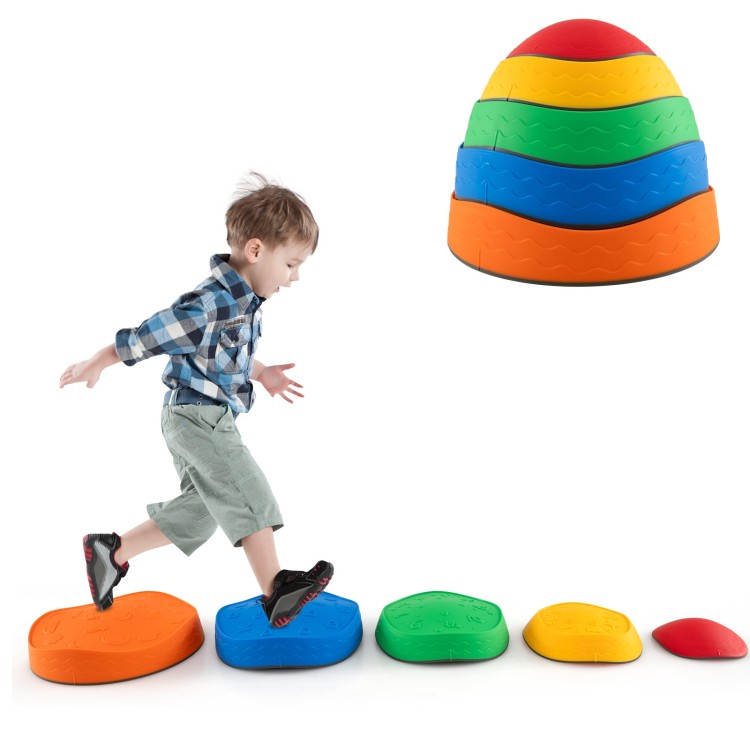 Sensoryczne kamienie do balansowania dla dzieci