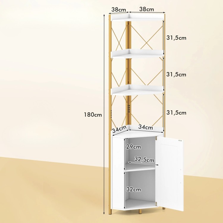 Wolnostojąca narożna szafka kuchenna 180 cm