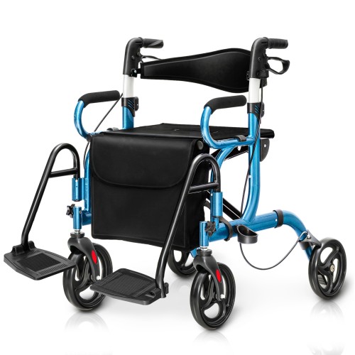 Chodzik dla seniora z siedziskiem - rollator