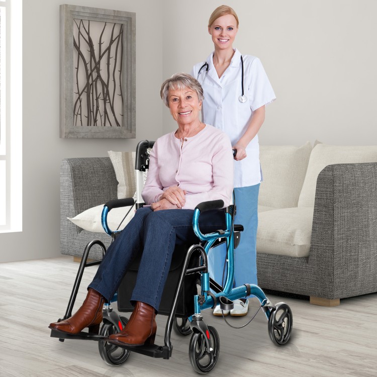 Chodzik dla seniora z siedziskiem - rollator