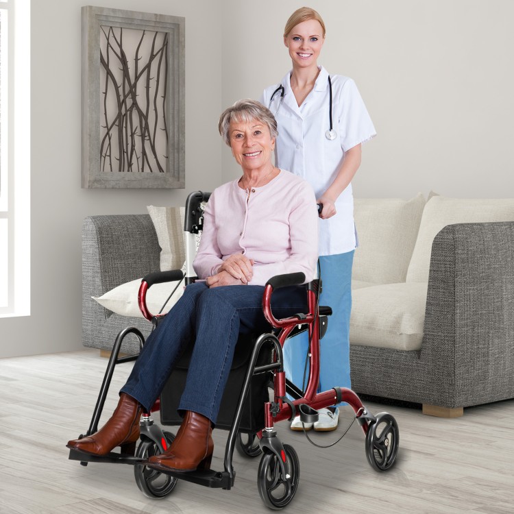 Chodzik dla seniora z siedziskiem - rollator