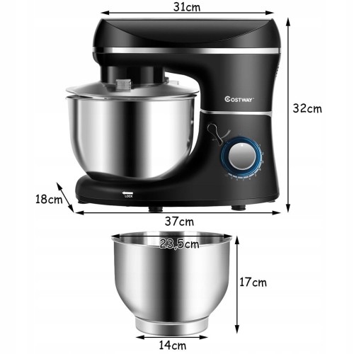 Planetarny robot kuchenny z misą 5.5l 1300w