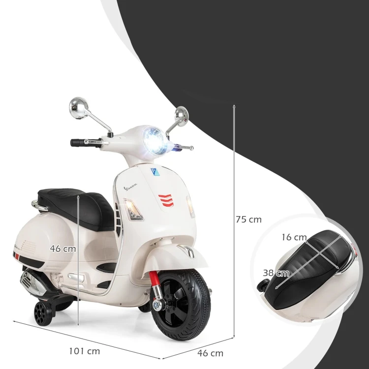 Dziecięcy motocykl elektryczny Vespa