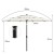 Parasol ogrodowy duży 306 x 252 cm