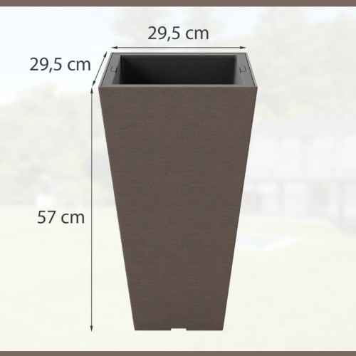 Donice na kwiaty z otworami drenażowymi 2szt.