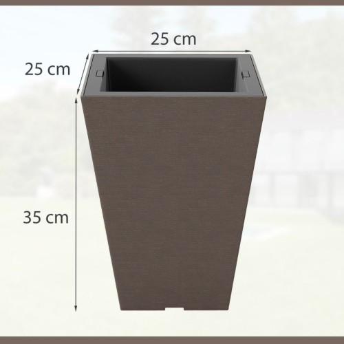 Donice na kwiaty z otworami drenażowymi 2szt.