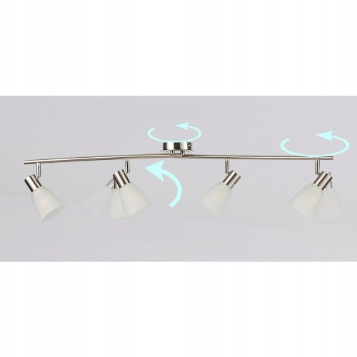Lampa sufitowa z 4 kloszami