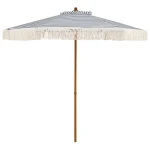 Parasol ogrodowy z frędzlami