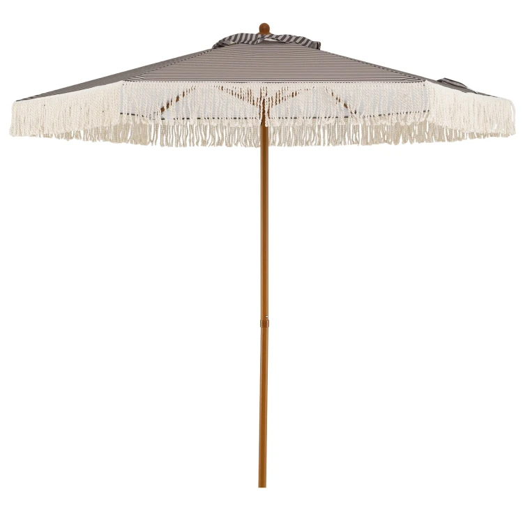 Parasol ogrodowy z frędzlami