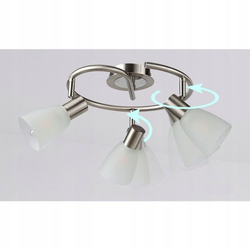 Lampa sufitowa z 3 kloszami