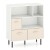 Regał ze składanymi szufladami z tkaniny