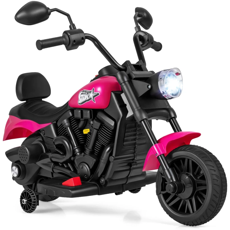 Dziecięcy motocykl elektryczny czerwony