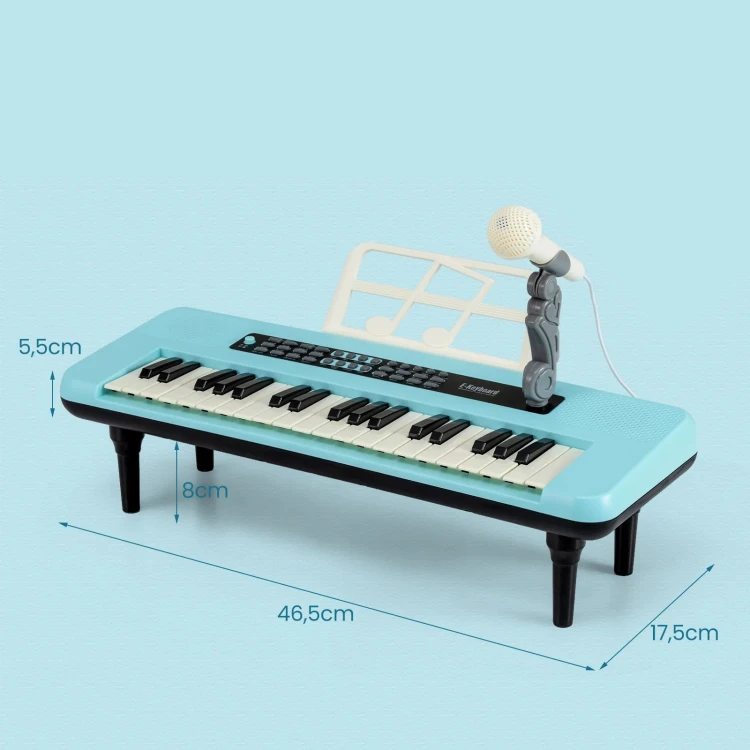 37-klawiszowy keyboard z mikrofonem dla dzieci