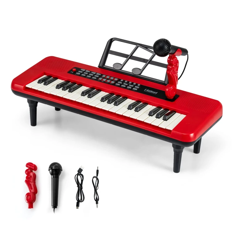 37-klawiszowy keyboard z mikrofonem dla dzieci