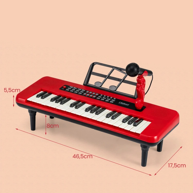 37-klawiszowy keyboard z mikrofonem dla dzieci