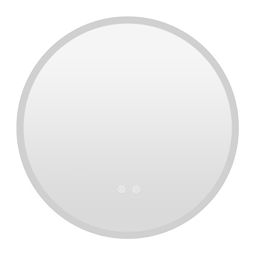 Okrągłe ścienne lustro łazienkowe z oświetleniem LED