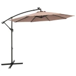 Parasol ogrodowy z oświetleniem LED 