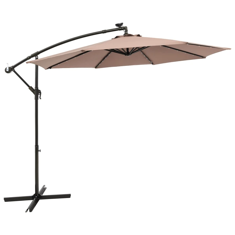 Parasol ogrodowy z oświetleniem LED