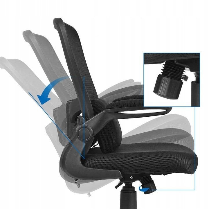 Ergonomiczne krzesło biurowe z masażerem