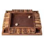 Drewniana gra planszowa Shut The Box 
