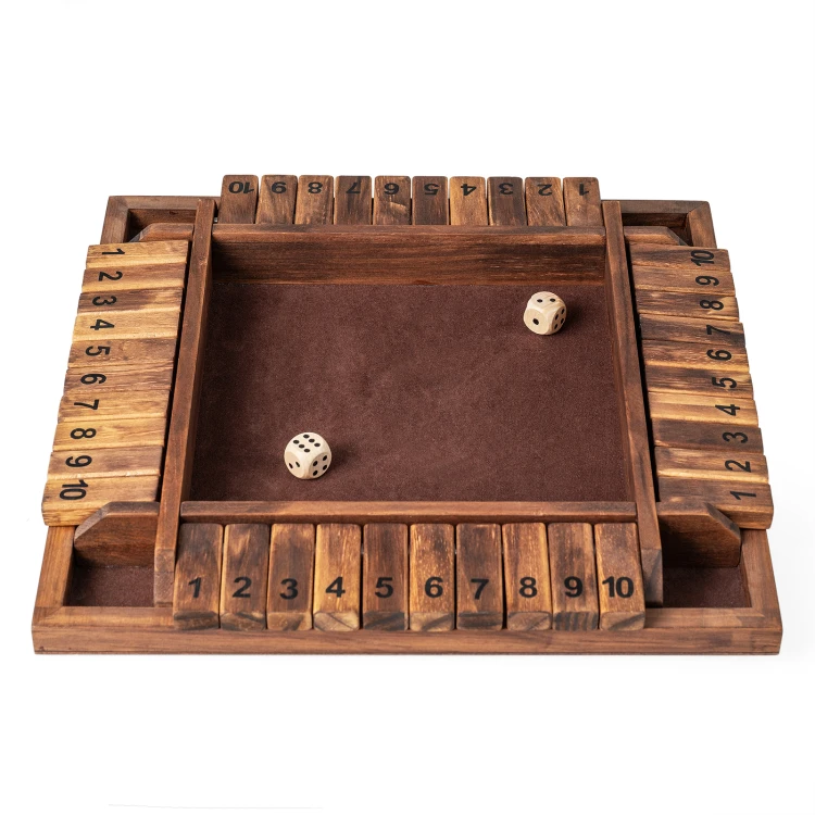 Drewniana gra planszowa Shut The Box