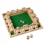 Drewniana gra planszowa Shut The Box 