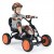 Gokart dziecięcy na pedały z regulowanym siedziskiem czarny