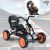 Gokart dziecięcy na pedały z regulowanym siedziskiem czarny