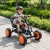 Gokart dziecięcy na pedały z regulowanym siedziskiem czarny