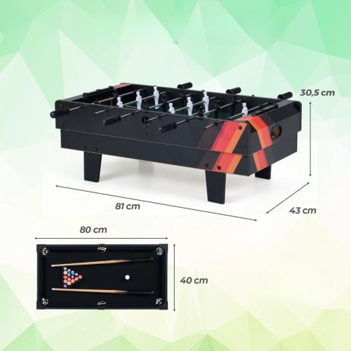 Stół do gier 4w1 bilard ping-pong cymbergaj i piłkarzyki
