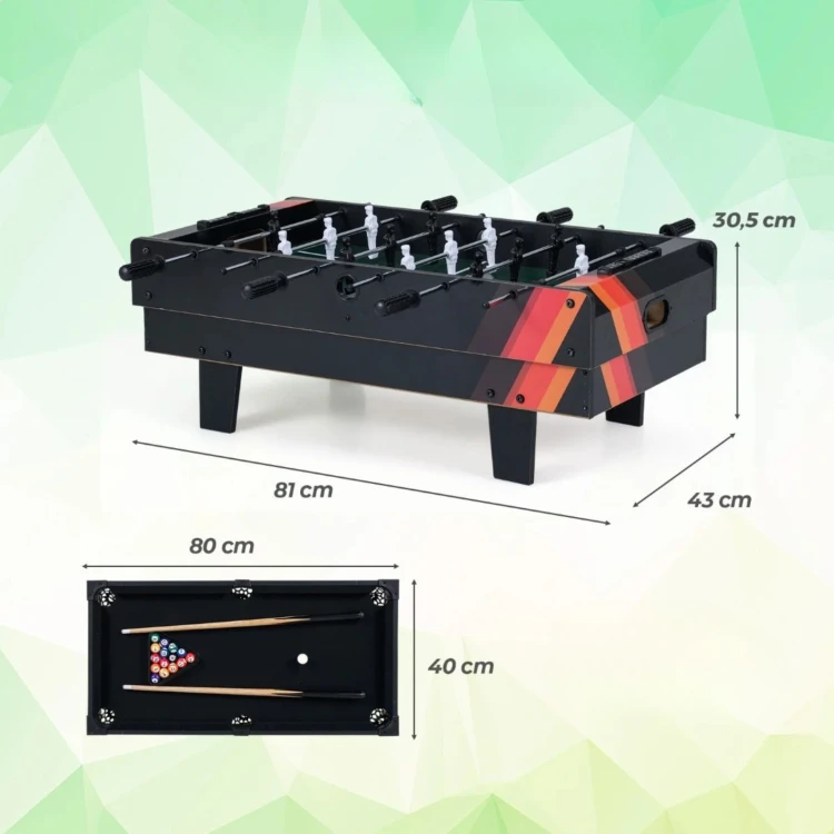 Stół do gier 4w1 bilard ping-pong cymbergaj i piłkarzyki