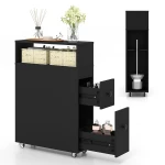 Nowoczesny kompaktowy organizer łazienkowy 50,8 x 15,2 x 72,4