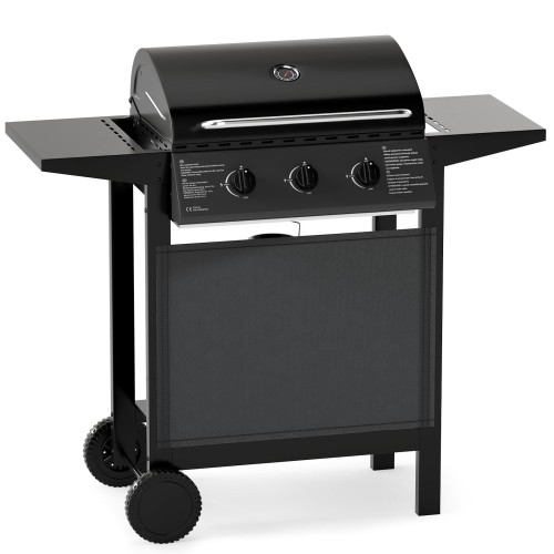 Zewnętrzny przenośny grill gazowy z pokrywą