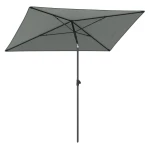 Parasol ogrodowy z regulacją kąta nachylenia 