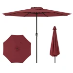 Parasol tarasowy 350 cm z korbką