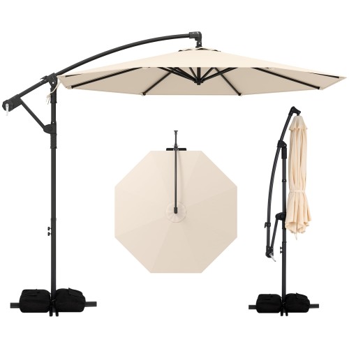 Parasol ogrodowy z wysięgnikiem