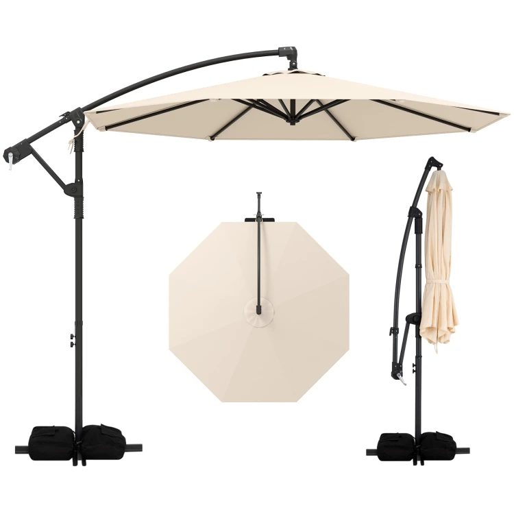 Parasol ogrodowy z wysięgnikiem
