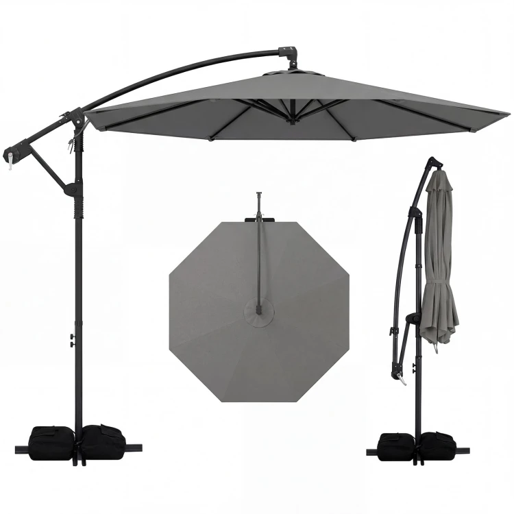 Parasol ogrodowy z wysięgnikiem