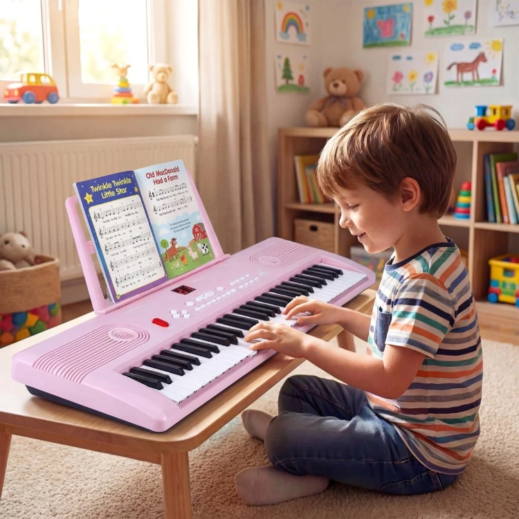 61-klawiszowy keyboard dziecięcy z mikrofonem