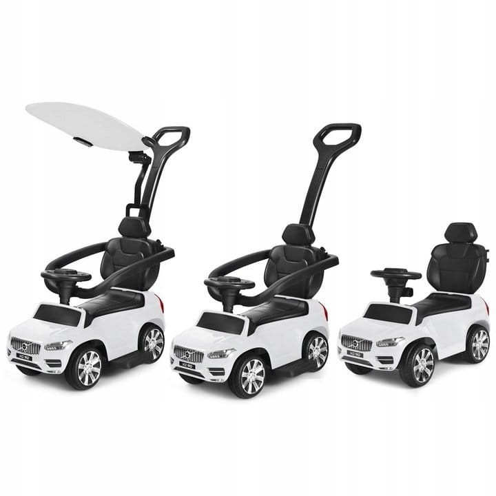 Auto jeździk dla dzieci 3w1 białe
