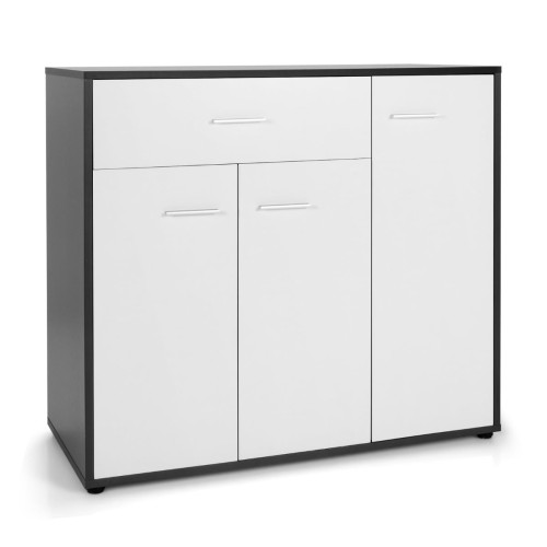 Minimalistyczna komoda z regulowaną półką