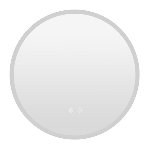 Okrągłe lustro łazienkowe z oświetleniem LED i powłoką przeciwmgielną