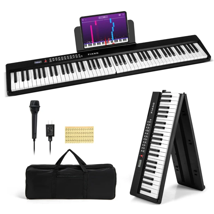 88-klawiszowy składany keyboard
